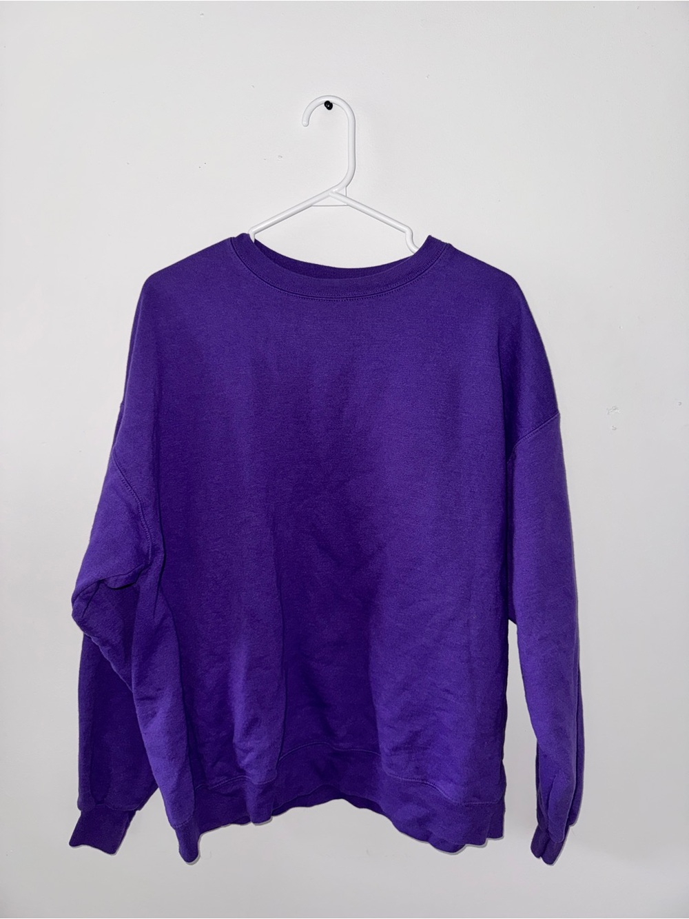 Hanes Purple Crewneck Sweatshirt